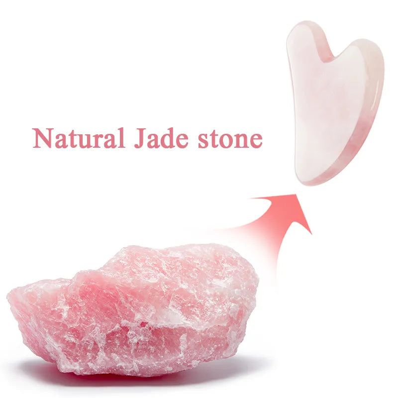 Gua Sha Scraper | Natural Jade Stone