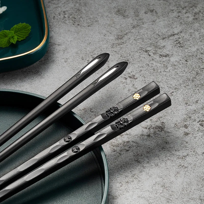 Luxury Japanese Non-Slip Chopsticks | 5Pairs, High Quality